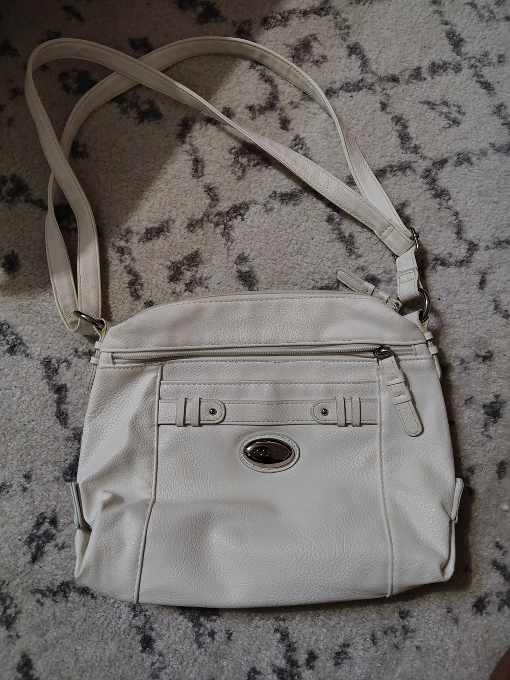 Rosetti Cream Crossbody Shoulder Bag - Women's Everyday Tote